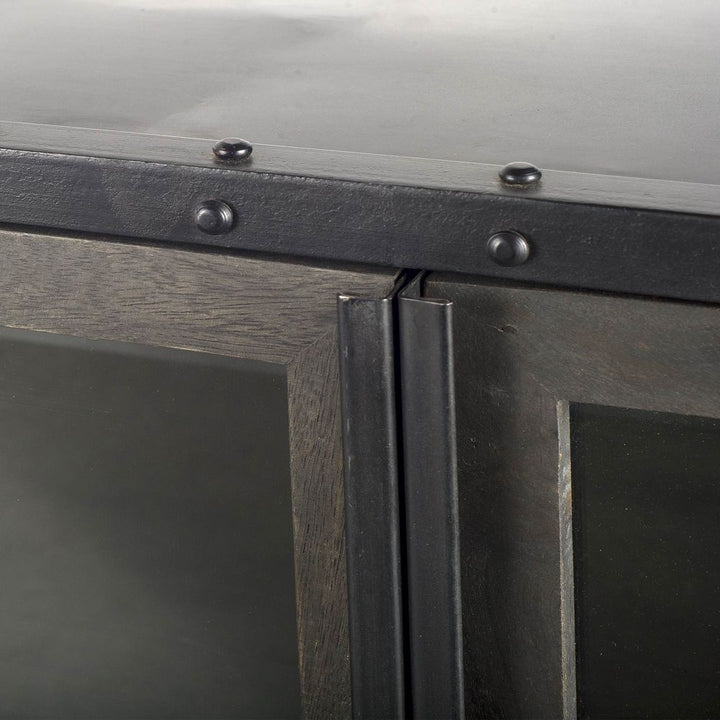 Sideboards & Credenzas Haverton Black Metal Sideboard