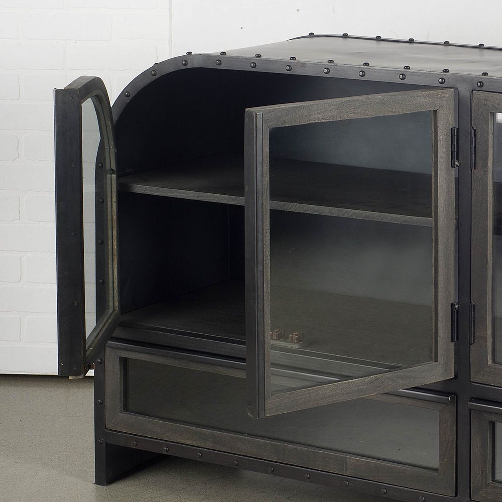 Sideboards & Credenzas Haverton Black Metal Sideboard