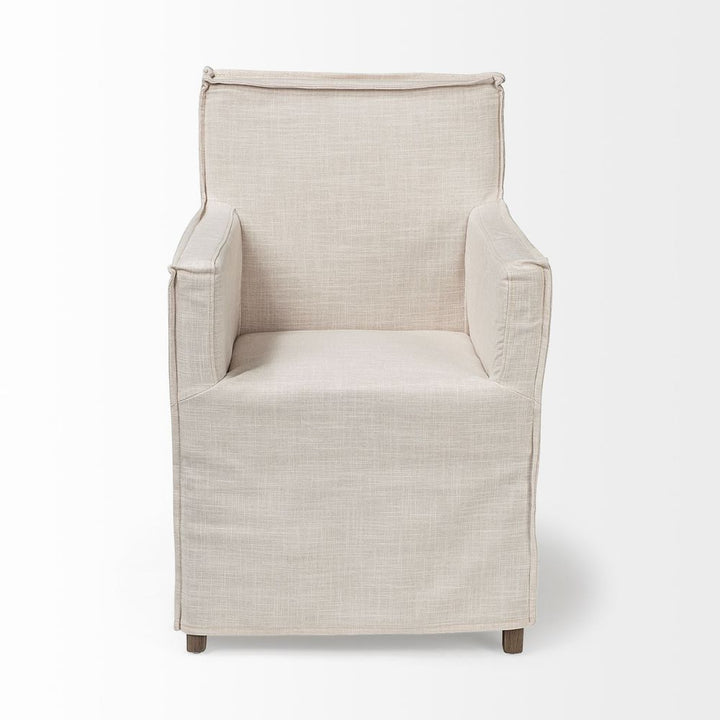 Dax Cream Fabric ((Side Chair) Dining Chair