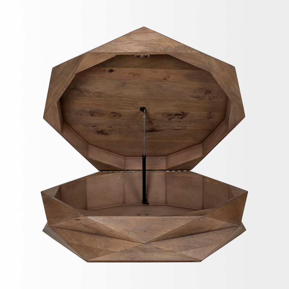 Ward Brown Wood Coffee Table