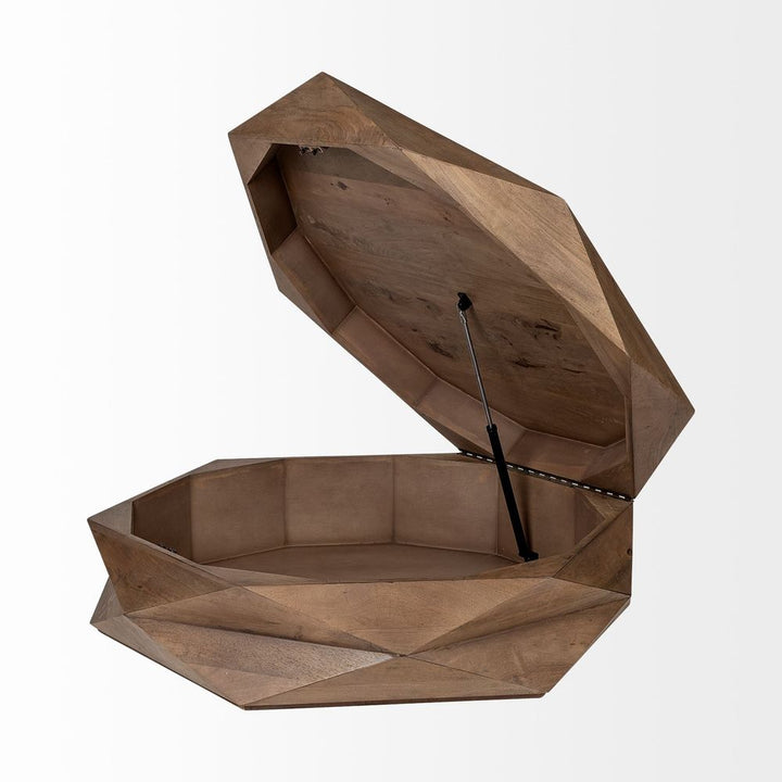 Ward Brown Wood Coffee Table