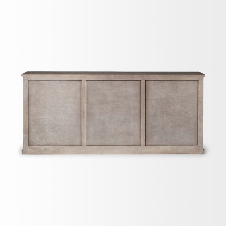 Jameson Light Brown Wood | Black Metal Sideboard