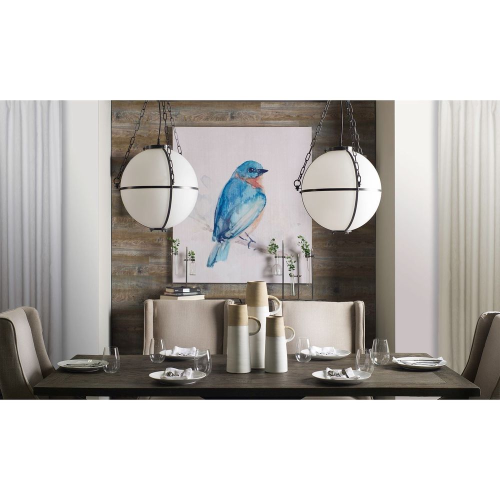 Dining Tables Maximus Dark Brown Wood | Dark Gunmetal Dining Table