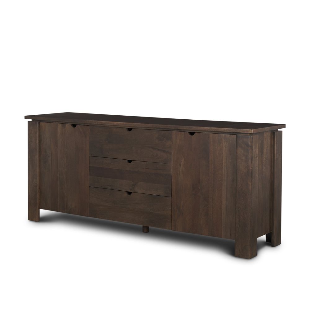 Gallier Dark Brown Wood Sideboard