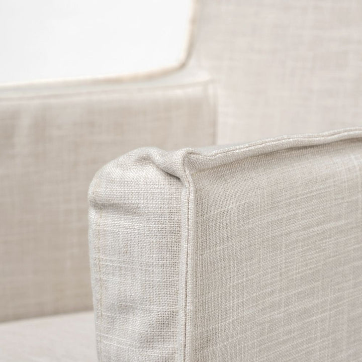 Dax Cream Fabric ((Side Chair) Dining Chair