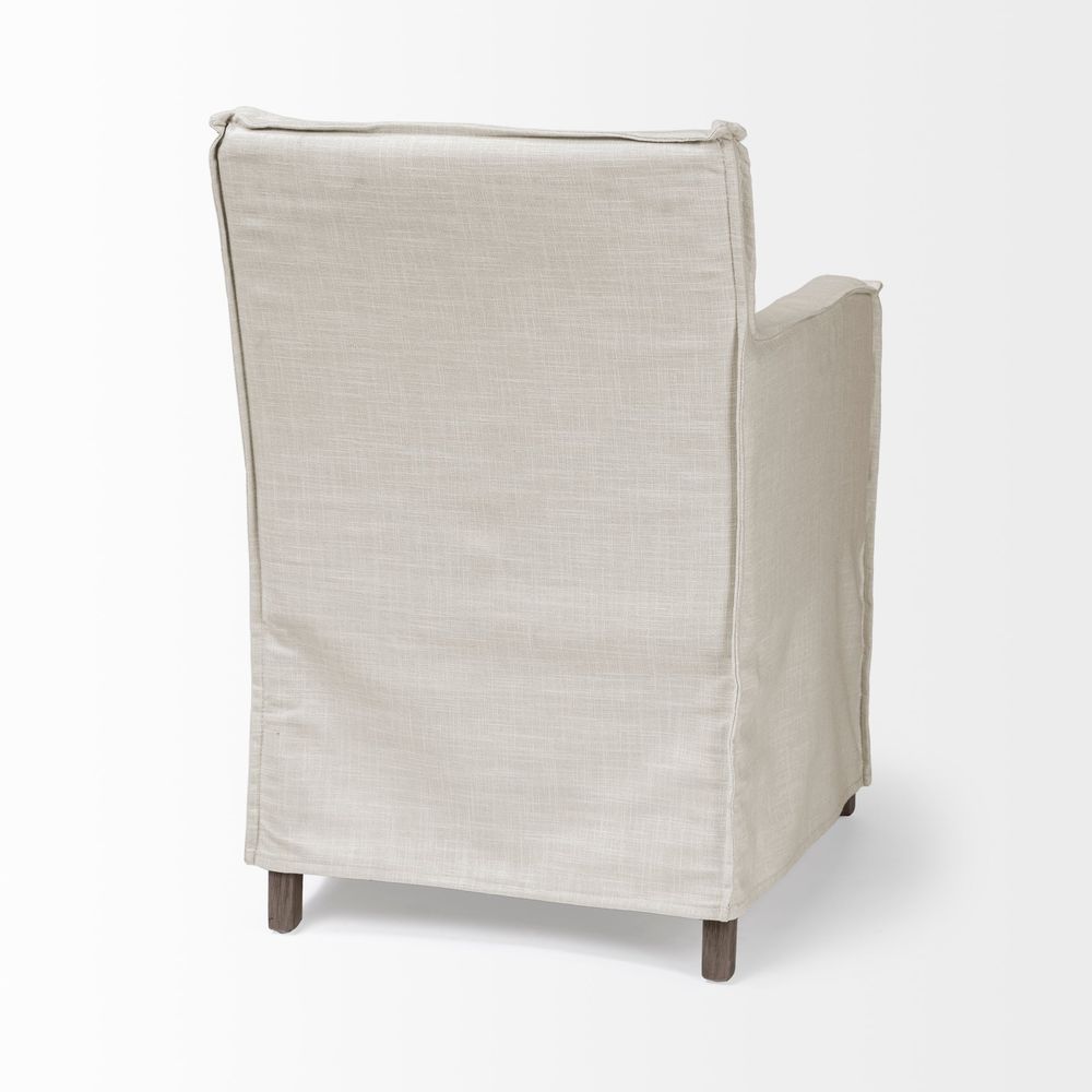 Dax Cream Fabric ((Side Chair) Dining Chair