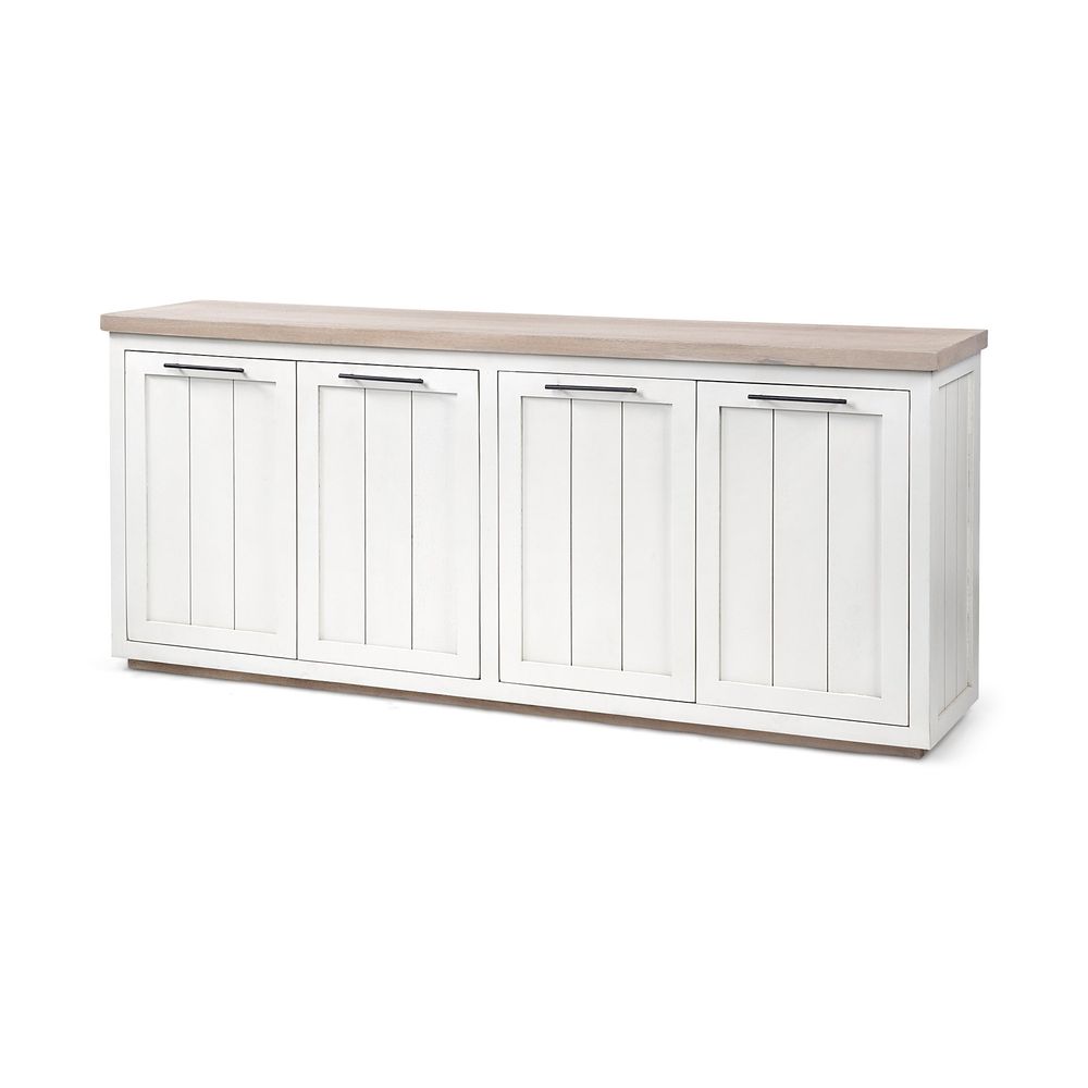 Sideboards & Credenzas Augustus White Wood Sideboard