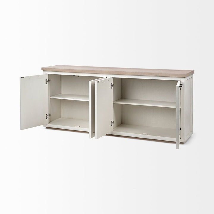Augustus White Wood Sideboard