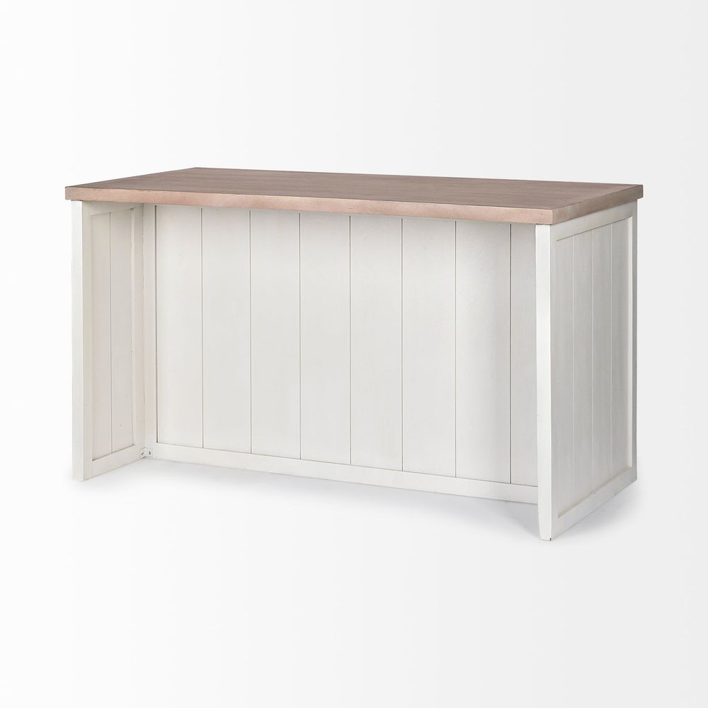 Augustus White Wood | Brown Wood Kitchen Avand