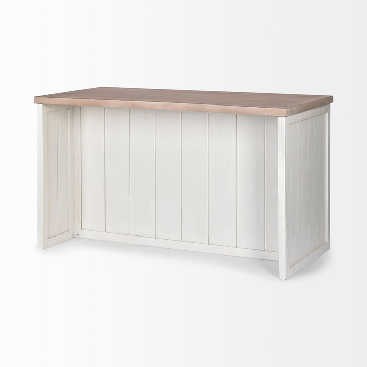 Augustus White Wood | Brown Wood Kitchen Avand