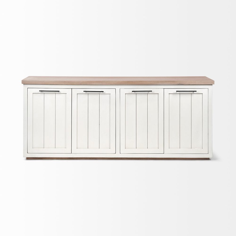 Sideboards & Credenzas Augustus White Wood Sideboard