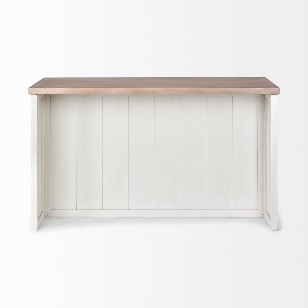 Augustus White Wood | Brown Wood Kitchen Avand