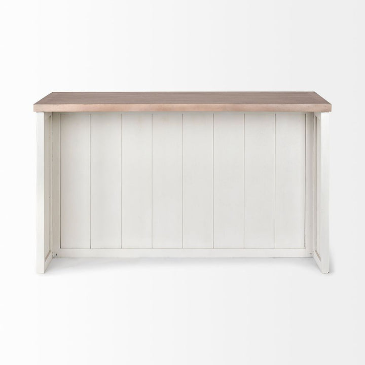 Augustus White Wood | Brown Wood Kitchen Avand