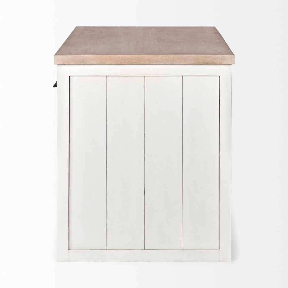 Augustus White Wood | Brown Wood Kitchen Avand