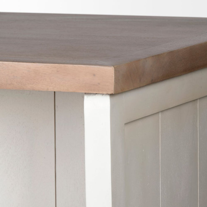 Augustus White Wood | Brown Wood Kitchen Avand