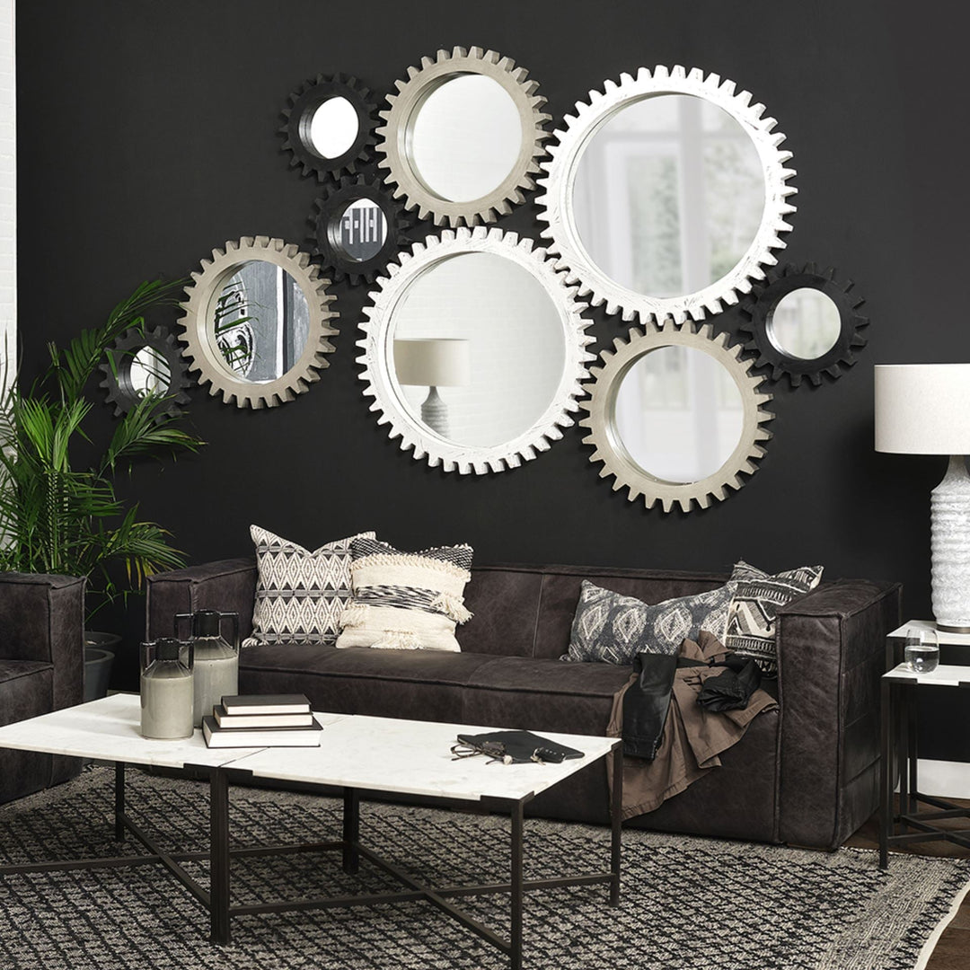 Margaret Black Wood | 17" | Sundance Wall Mirror