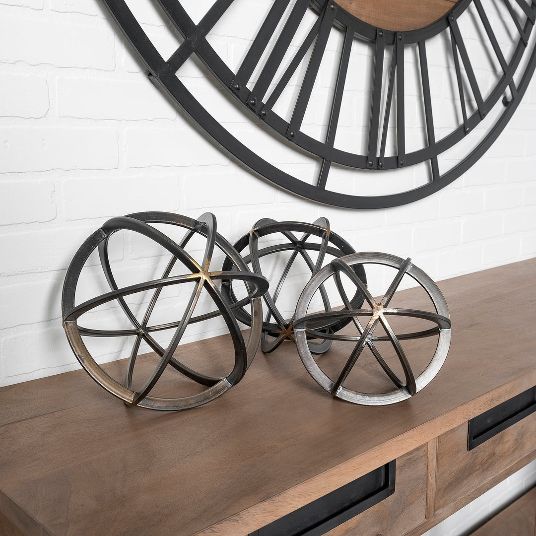 Espanolette Black Metal | 9H Decorative Object