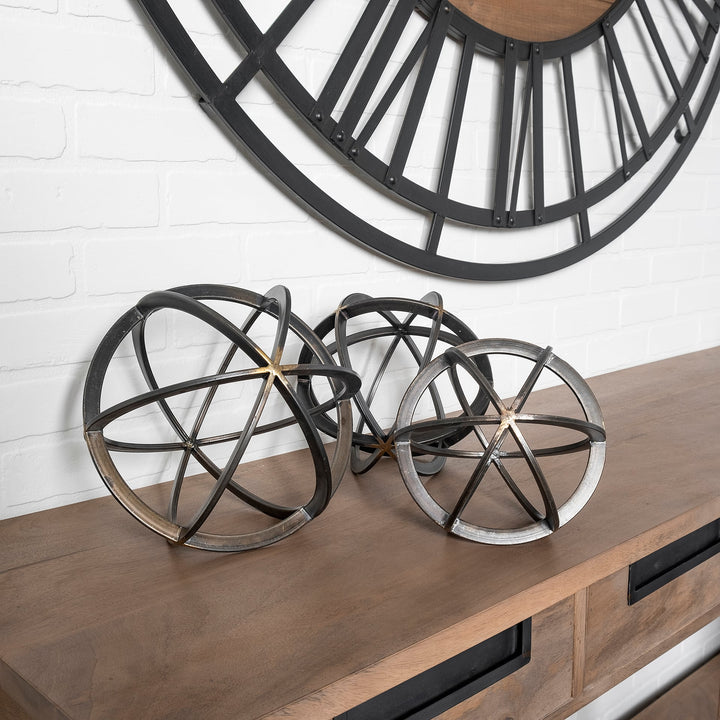 Espanolette Black Metal | 9H Decorative Object