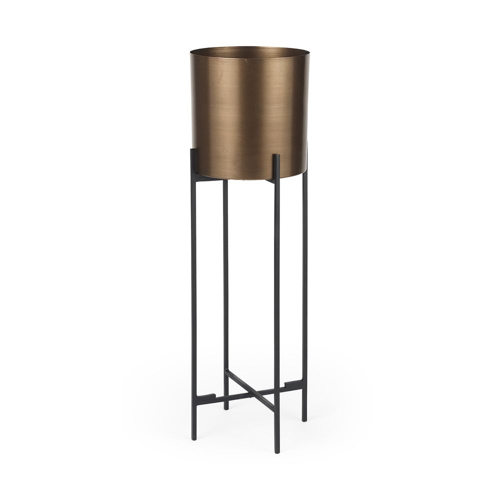 Bruno Bronze Metal | 33H Plant Stand