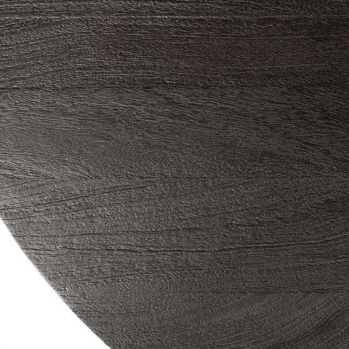 Caspian Brown Wood | Gold Metal Dining Table