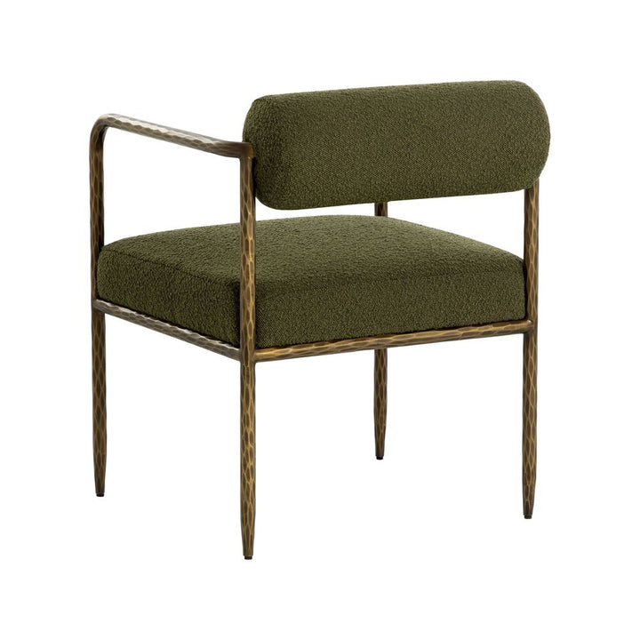 Ajani Dining Armchair - Copenhagen Olive