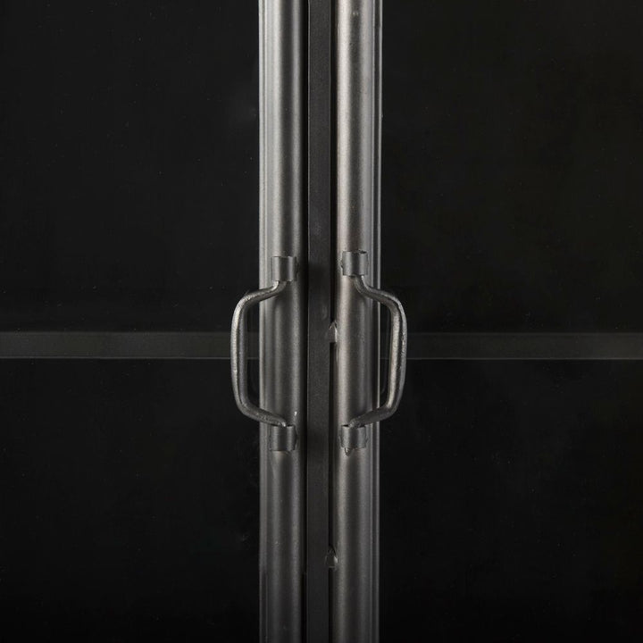 Heathcliff Black Metal Display Cabinet