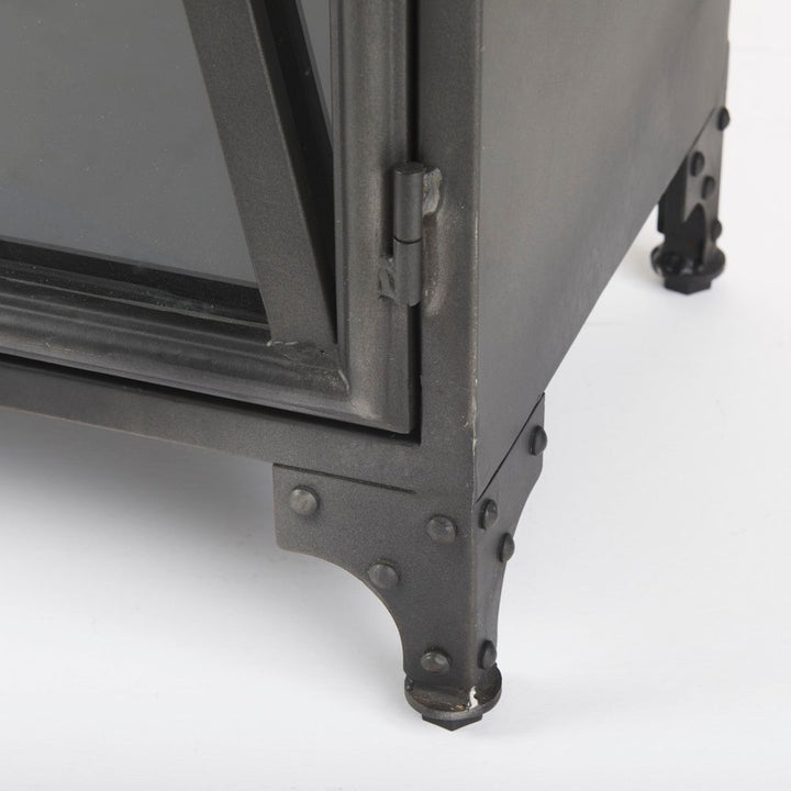 Heathcliff Black Metal Display Cabinet