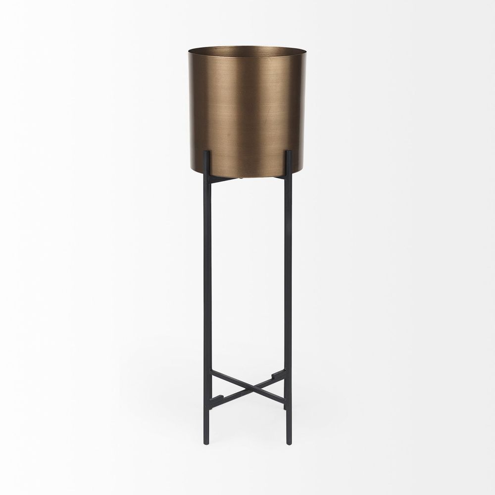 Bruno Bronze Metal | 33H Plant Stand