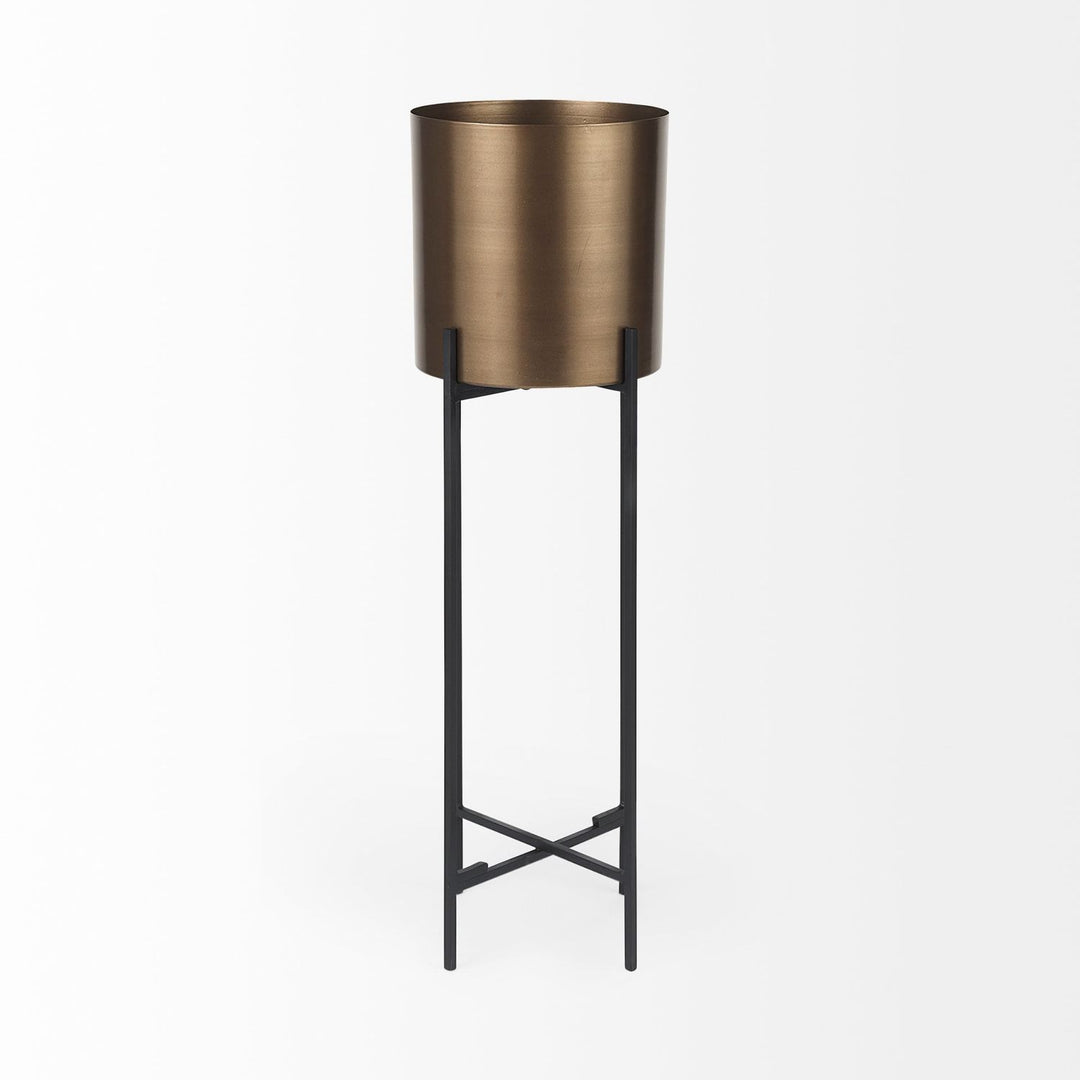 Bruno Bronze Metal | 33H Plant Stand