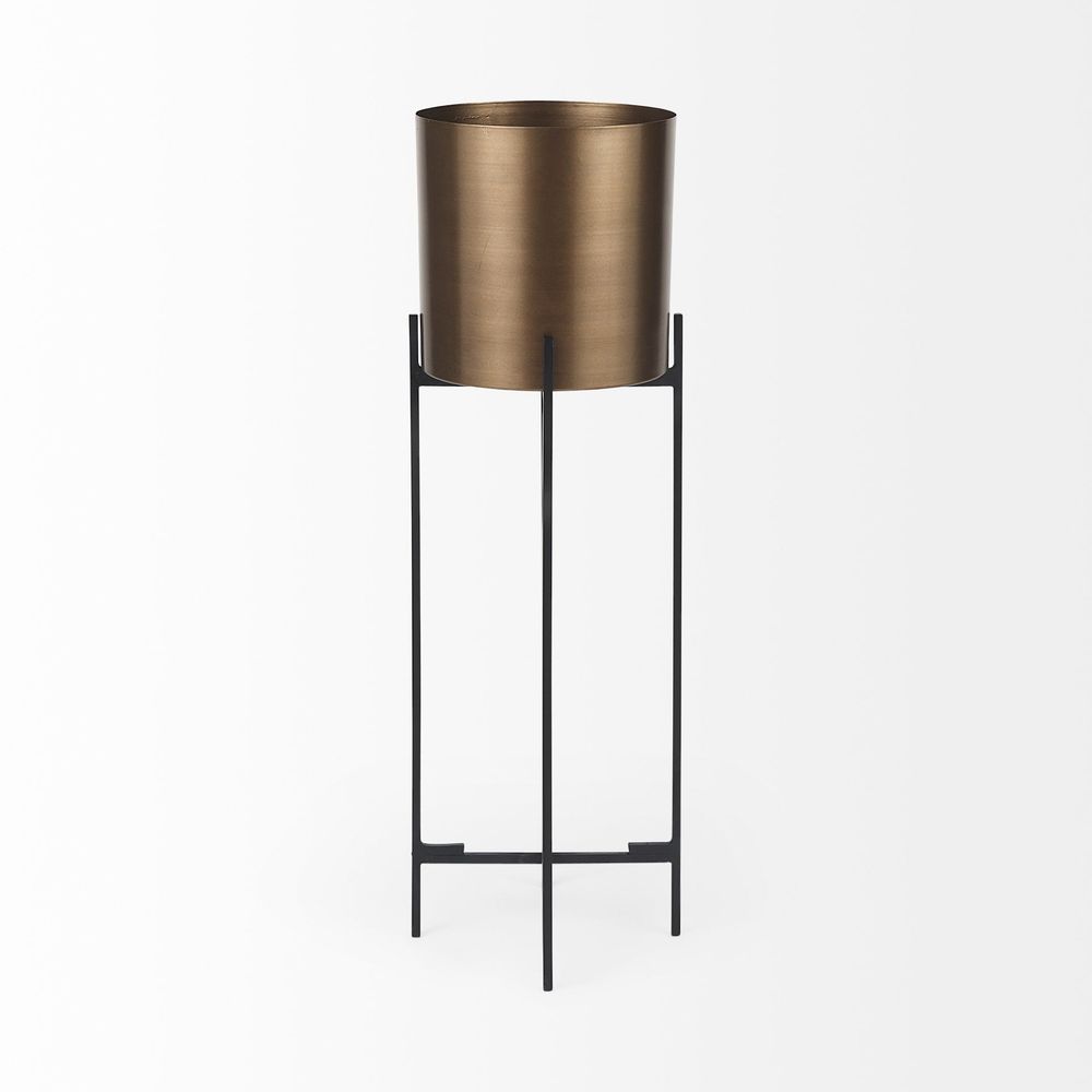 Bruno Bronze Metal | 33H Plant Stand