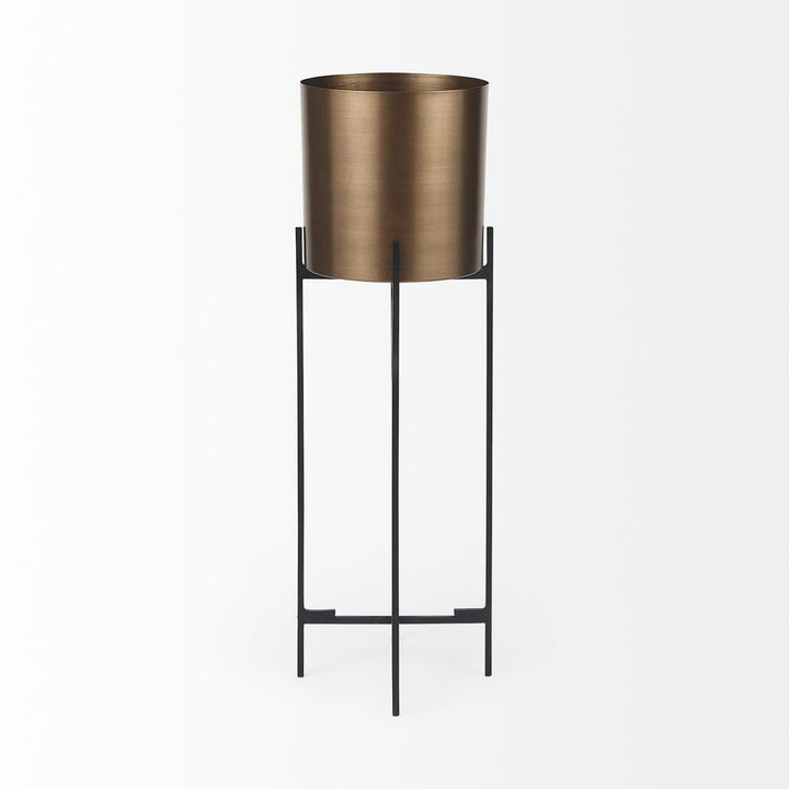 Bruno Bronze Metal | 33H Plant Stand