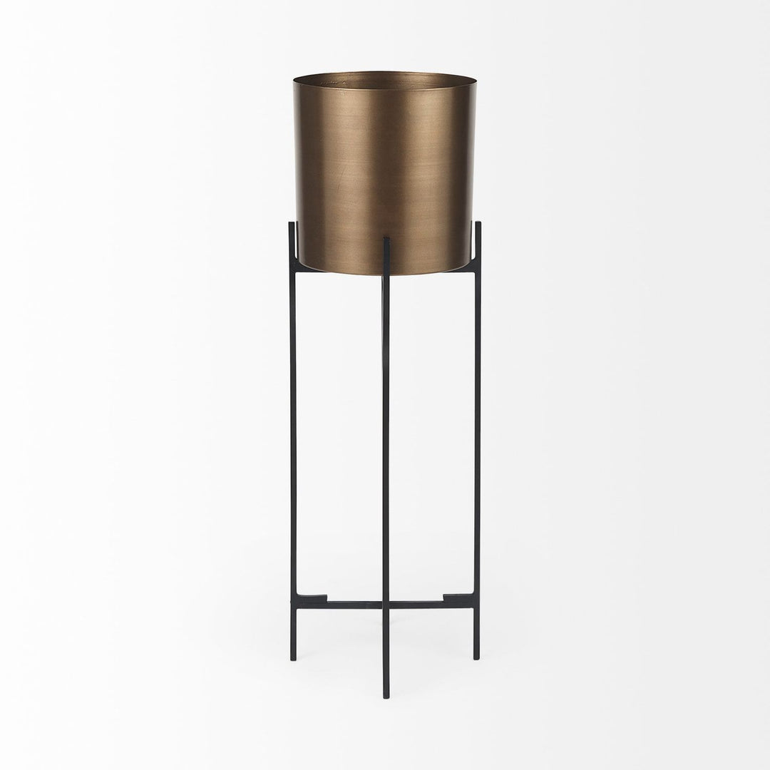Bruno Bronze Metal | 33H Plant Stand