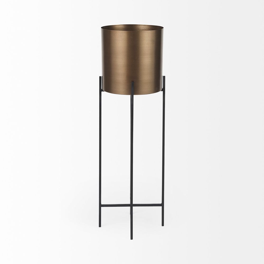 Bruno Bronze Metal | 33H Plant Stand