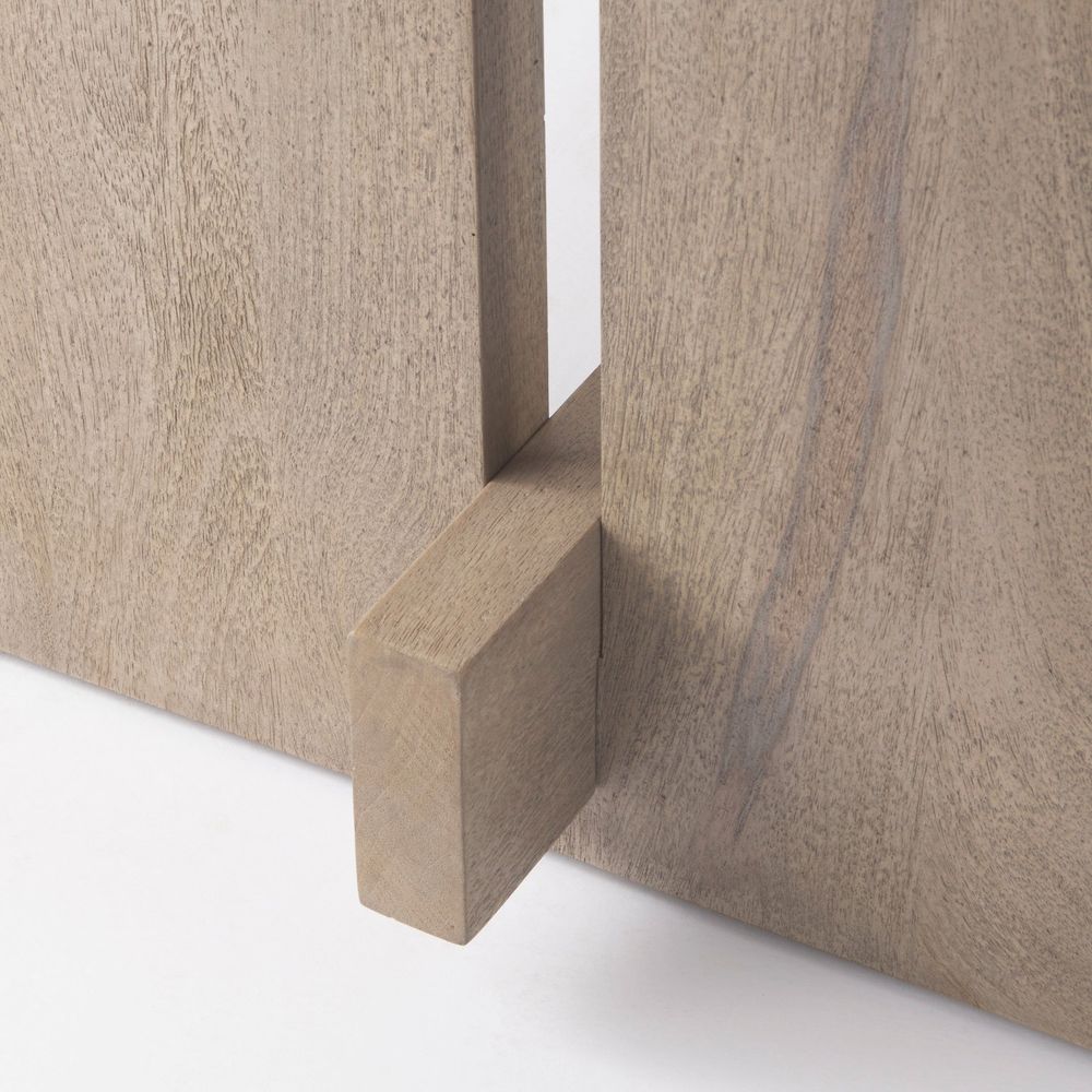 Montague Light Gray Wood Dining Table