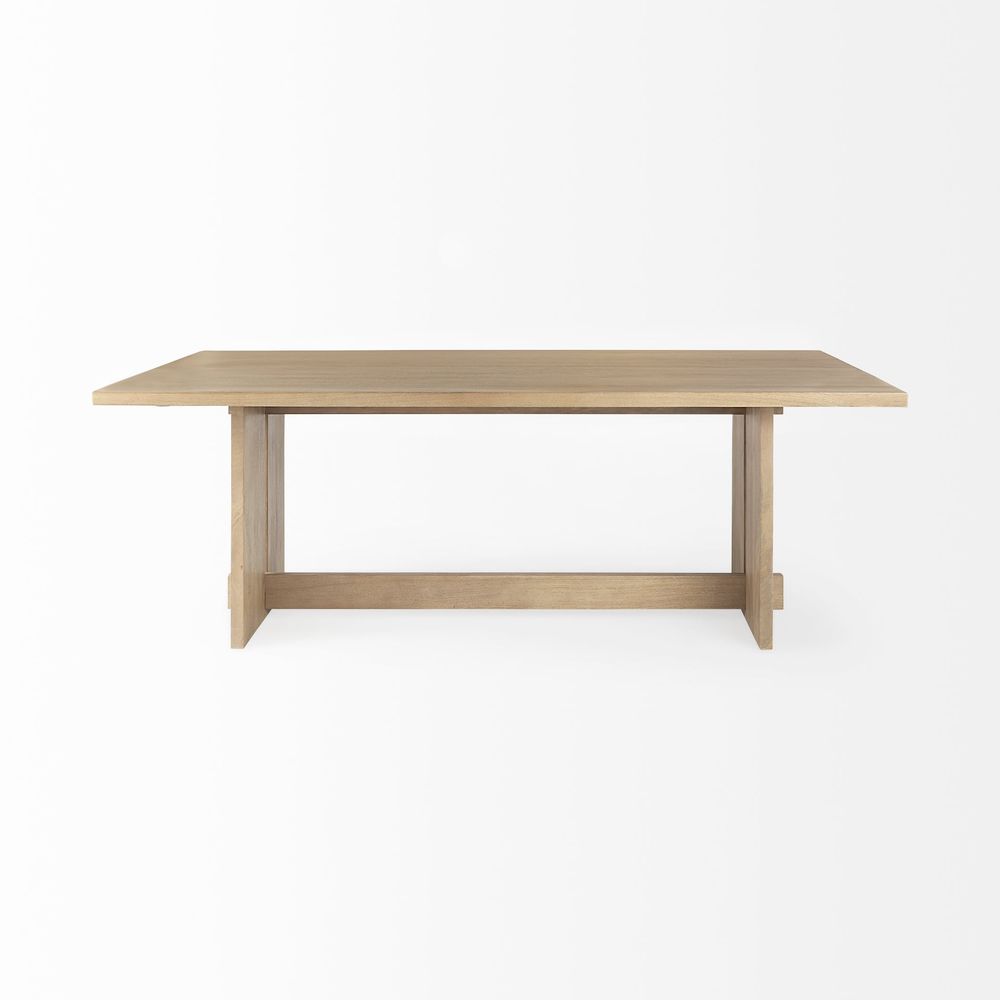 Montague Light Brown Wood Dining Table