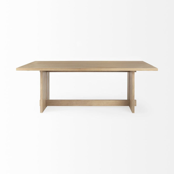 Montague Light Brown Wood Dining Table