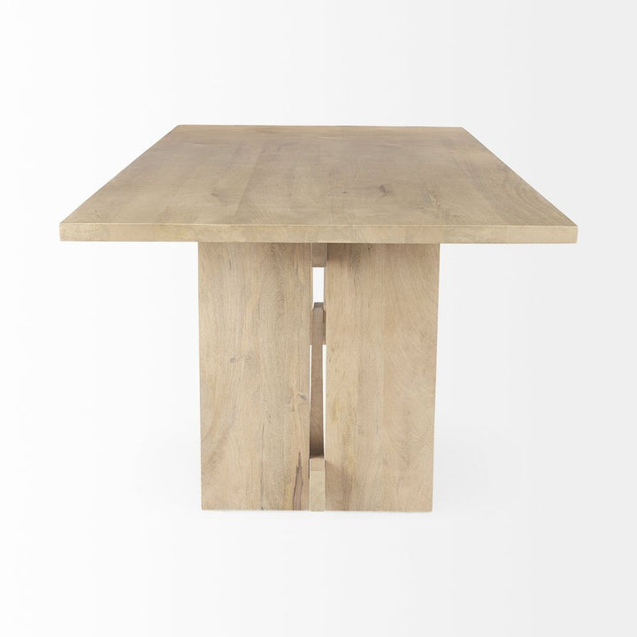 Montague Light Brown Wood Dining Table