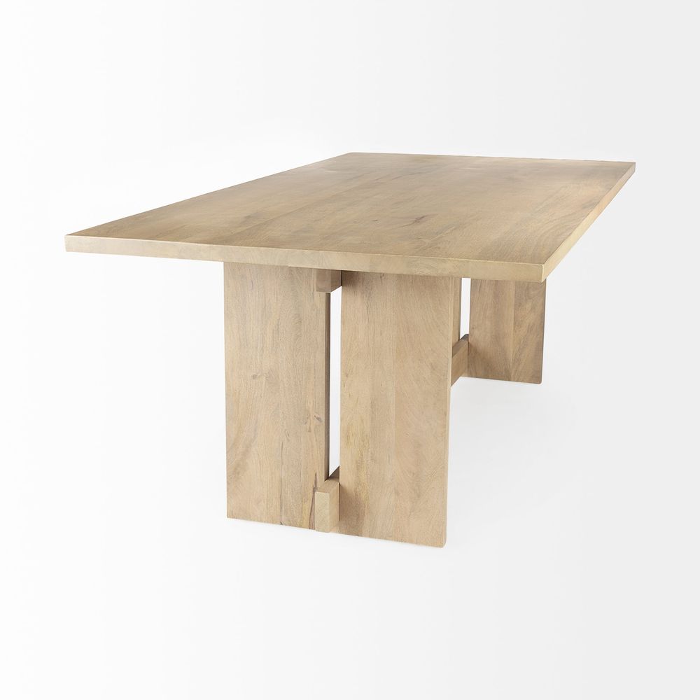 Montague Light Brown Wood Dining Table