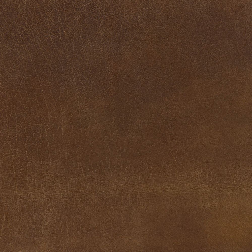 Mirielle Brown Leather |Black Metal Dining Chair