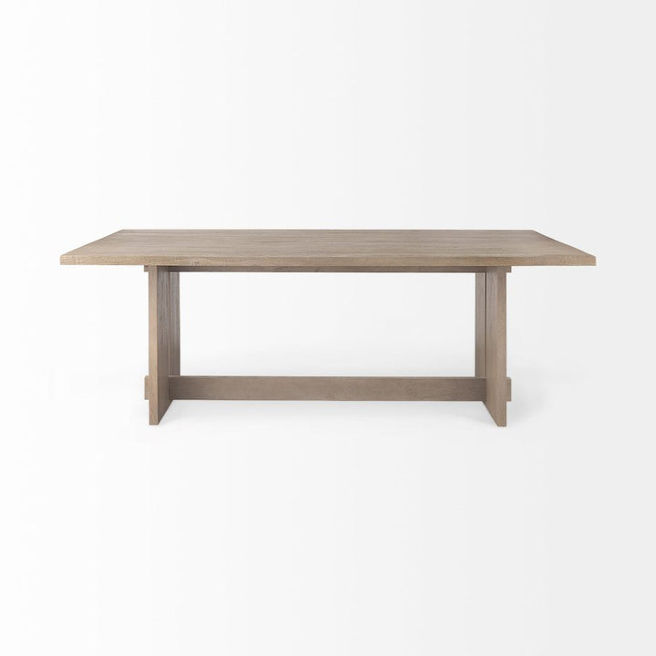Dining Tables Montague Light Gray Wood Dining Table