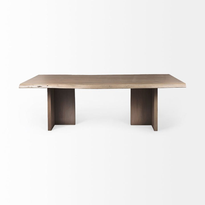 Sebastian Medium Brown Wood Dining Table