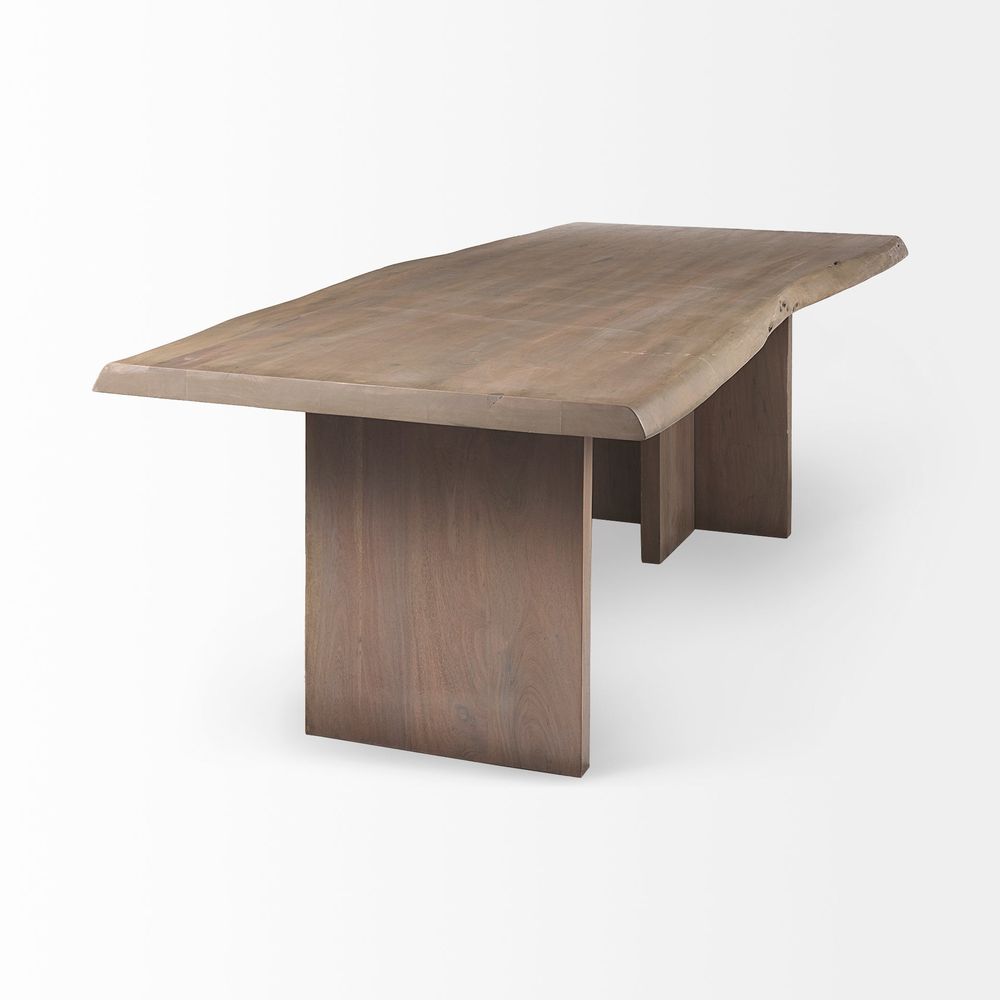 Sebastian Medium Brown Wood Dining Table
