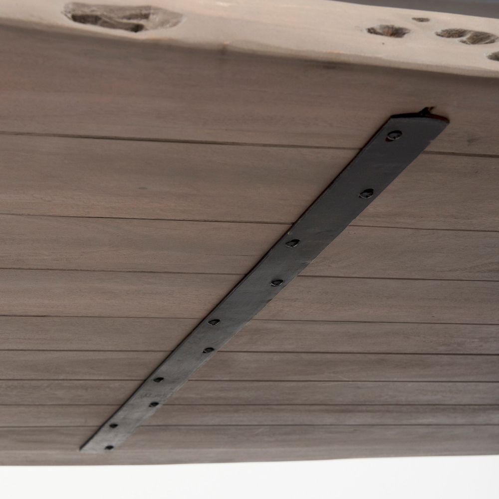 Sebastian Medium Brown Wood Dining Table