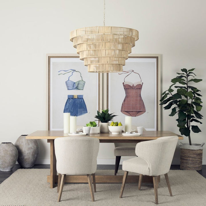 Dining Tables Montague Light Brown Wood Dining Table