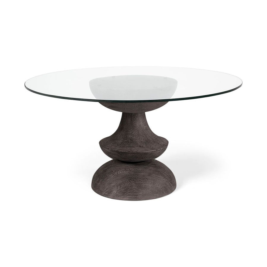 Dining Tables Allison Glass | Brown Wood Dining Table
