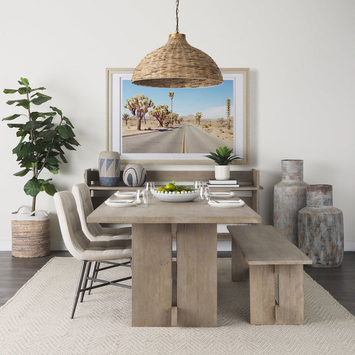 Dining Tables Montague Light Gray Wood Dining Table