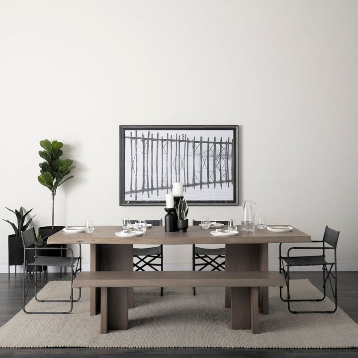Dining Tables Sebastian Medium Brown Wood Dining Table