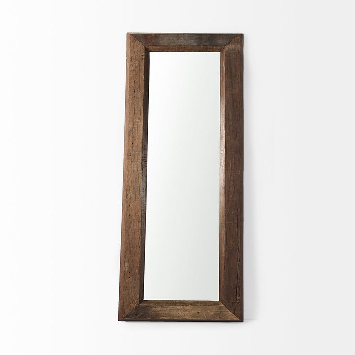 Celine Brown Wood |  31.0L x 5.0W x 86.0H Floor Mirrors