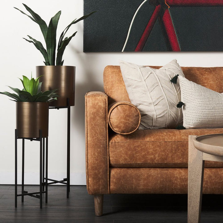 Bruno Bronze Metal | 33H Plant Stand