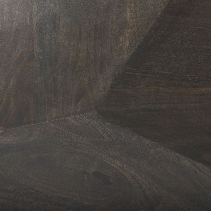 Victoria Brown Wood | Gold Metal Sideboard